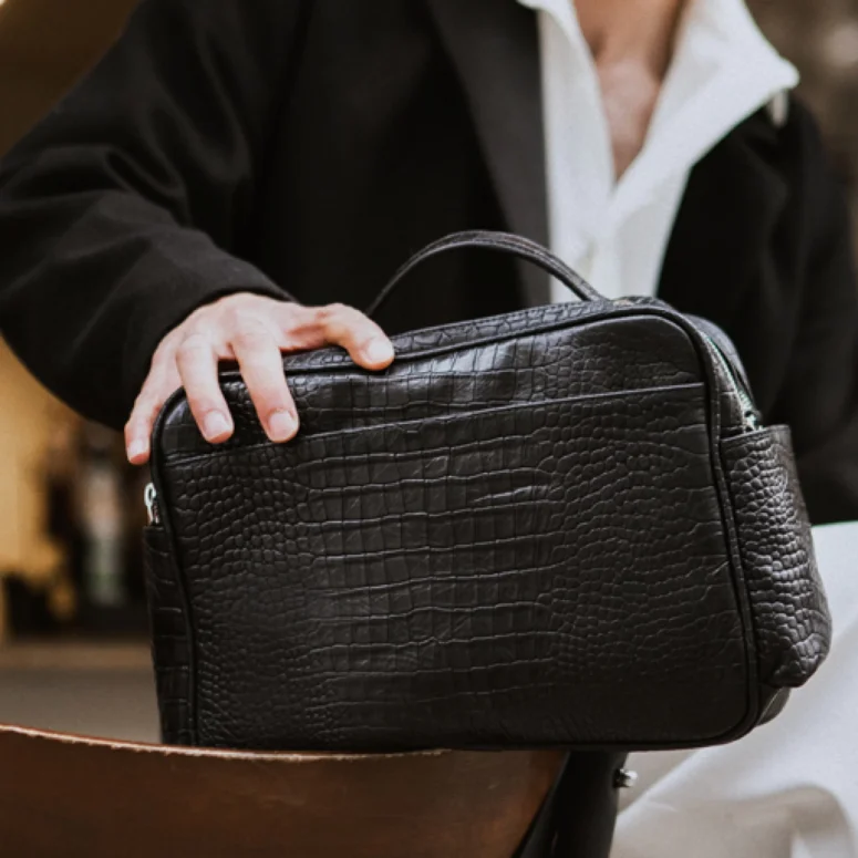Leather Hand Bag - Image 2